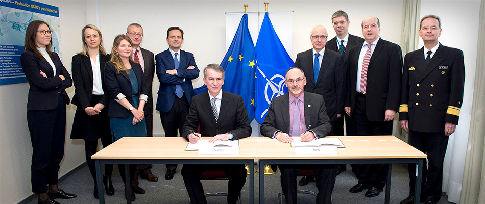 NATO and the European Union enhance cyber defence cooperation
